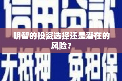呼图壁明智的投资选择还是潜在的风险？