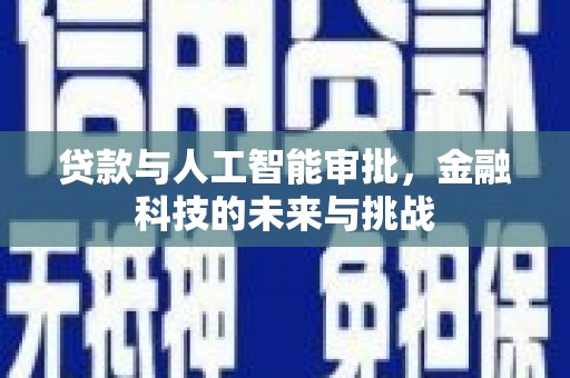 呼图壁贷款与人工智能审批，金融科技的未来与挑战