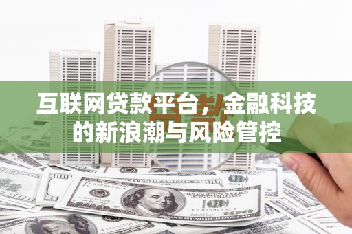 呼图壁互联网贷款平台，金融科技的新浪潮与风险管控