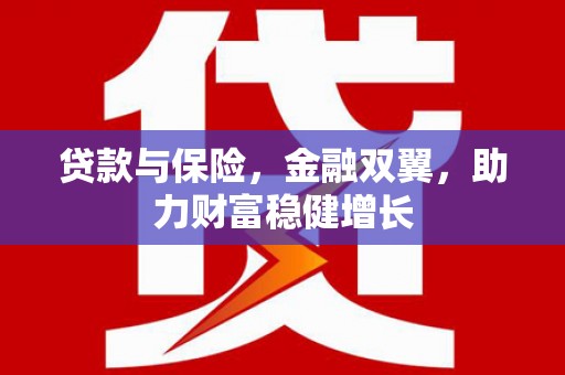 呼图壁贷款与保险，金融双翼，助力财富稳健增长