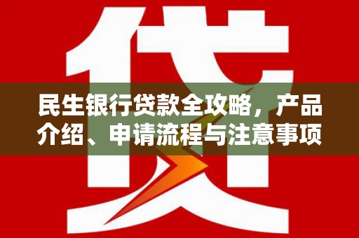 呼图壁民生银行贷款全攻略，产品介绍、申请流程与注意事项